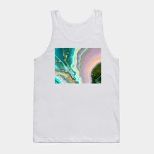 Gemstone Agate Jasper texture 14 Tank Top